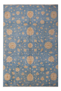 Ziegler tapijt - Modern - 300 x 206 cm - blauw