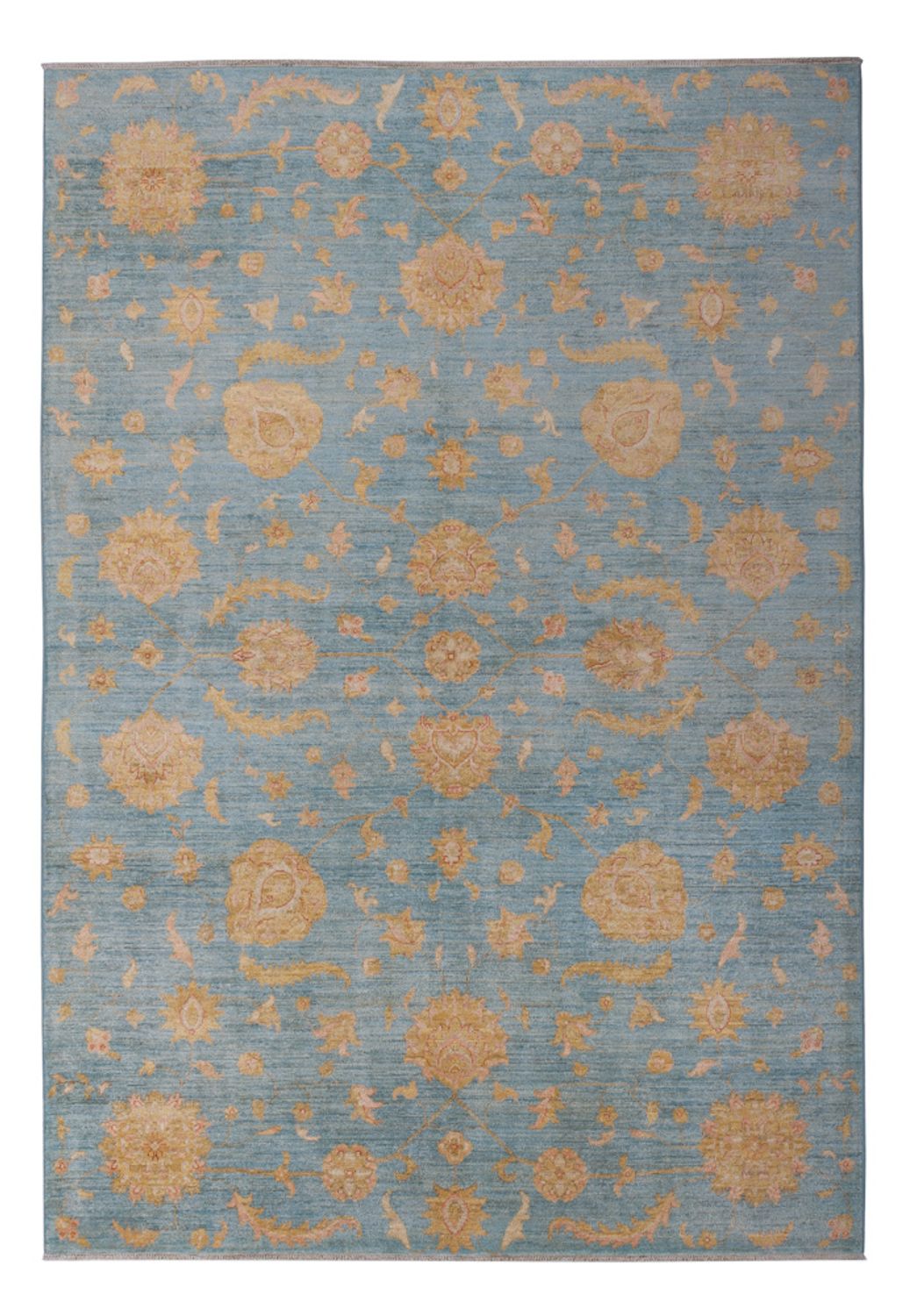 Ziegler tapijt - Modern - 300 x 207 cm - blauw