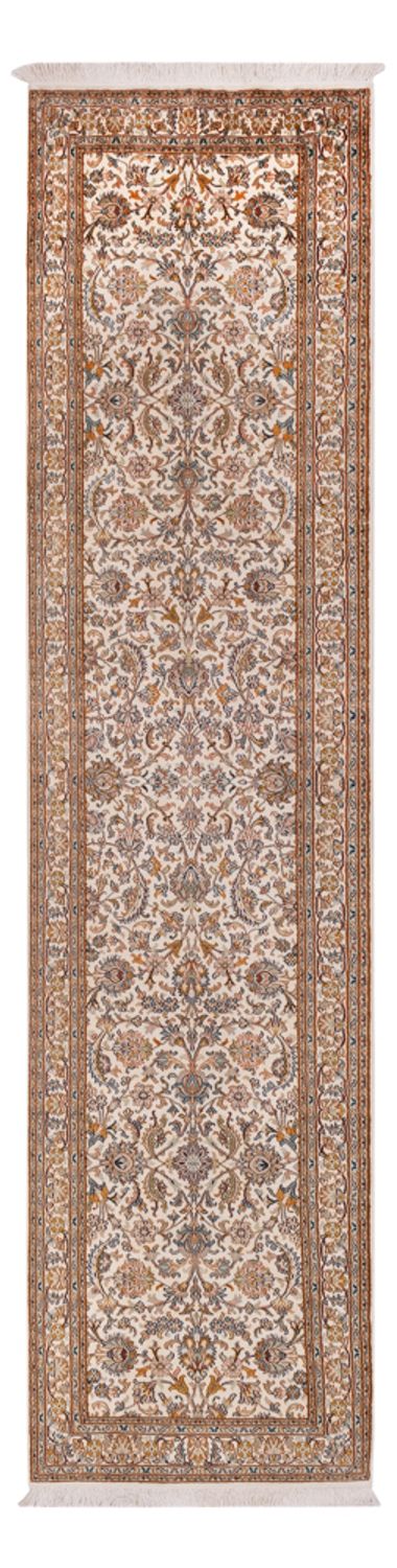 Läufer Seiden - Kaschmir Seide - 325 x 76 cm - beige