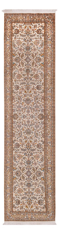 Läufer Seiden - Kaschmir Seide - 325 x 76 cm - beige