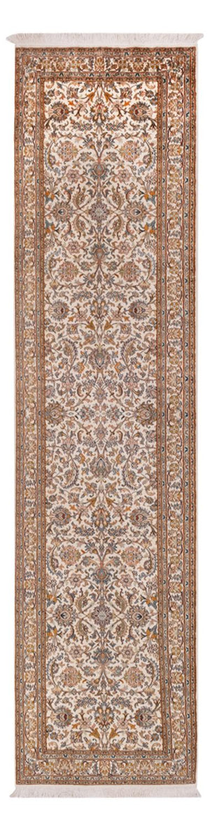 Läufer Seiden - Kaschmir Seide - 325 x 76 cm - beige