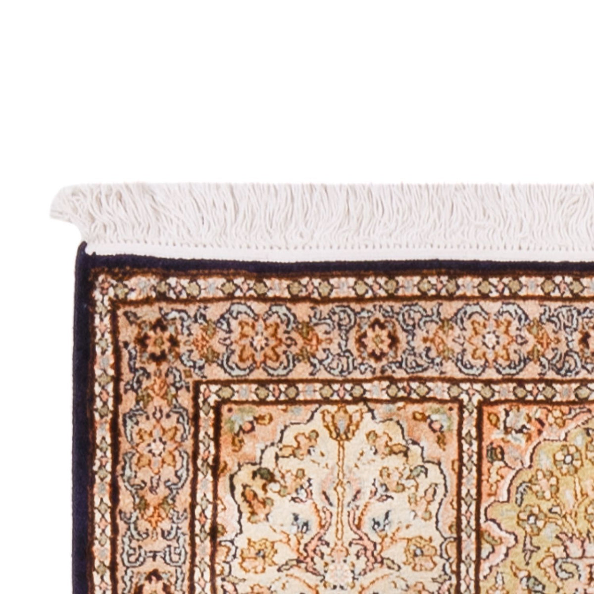 Läufer Seiden - Kaschmir Seide - 304 x 77 cm - mehrfarbig