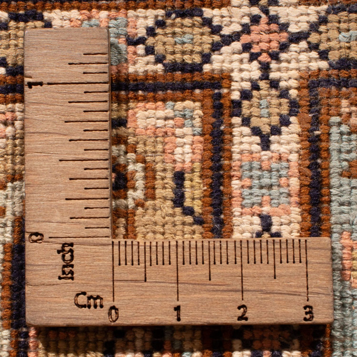 Läufer Seiden - Kaschmir Seide - 304 x 77 cm - mehrfarbig