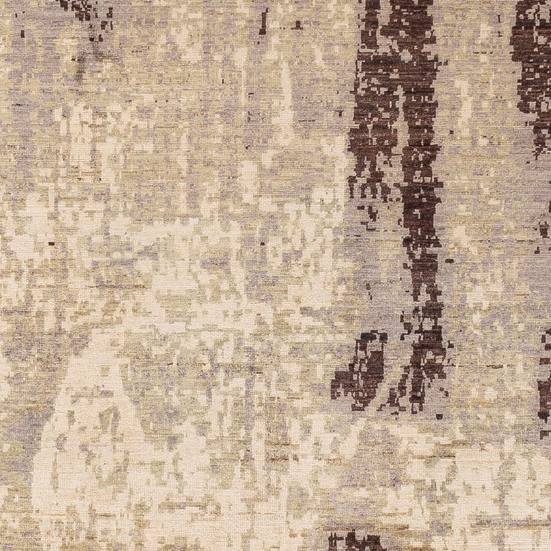 Designer tapijt - 300 x 209 cm - zilver