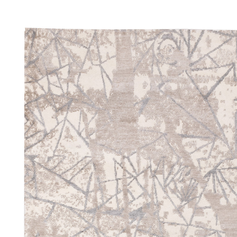 Designer tapijt - 304 x 204 cm - zilver