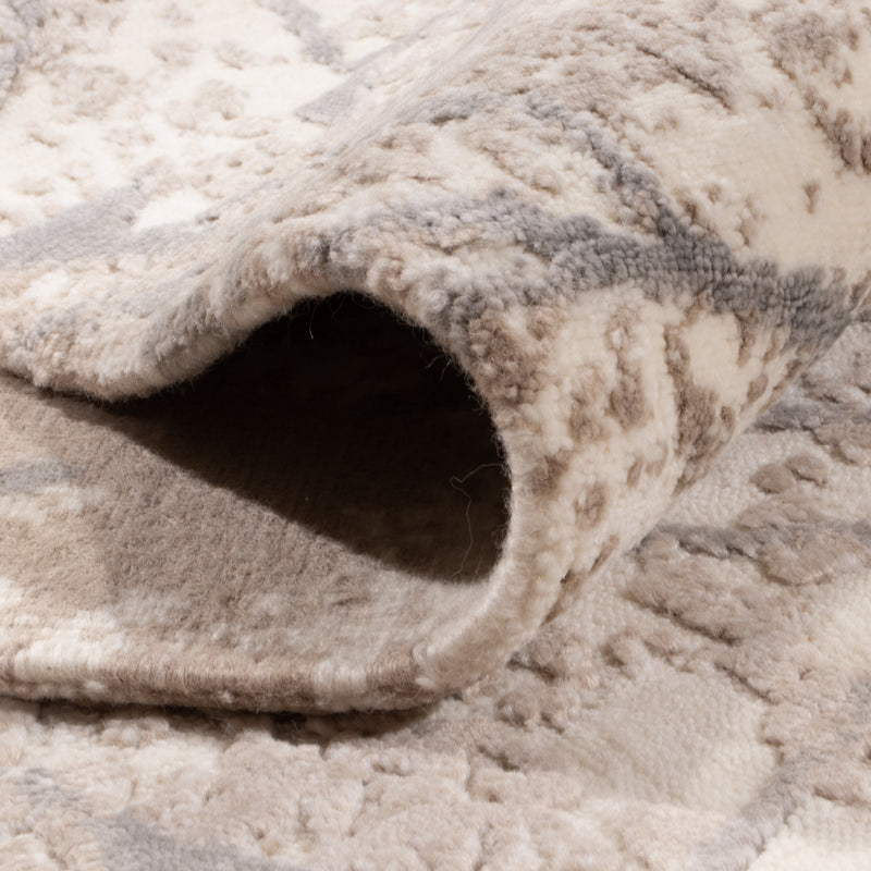 Designer tapijt - 304 x 204 cm - zilver