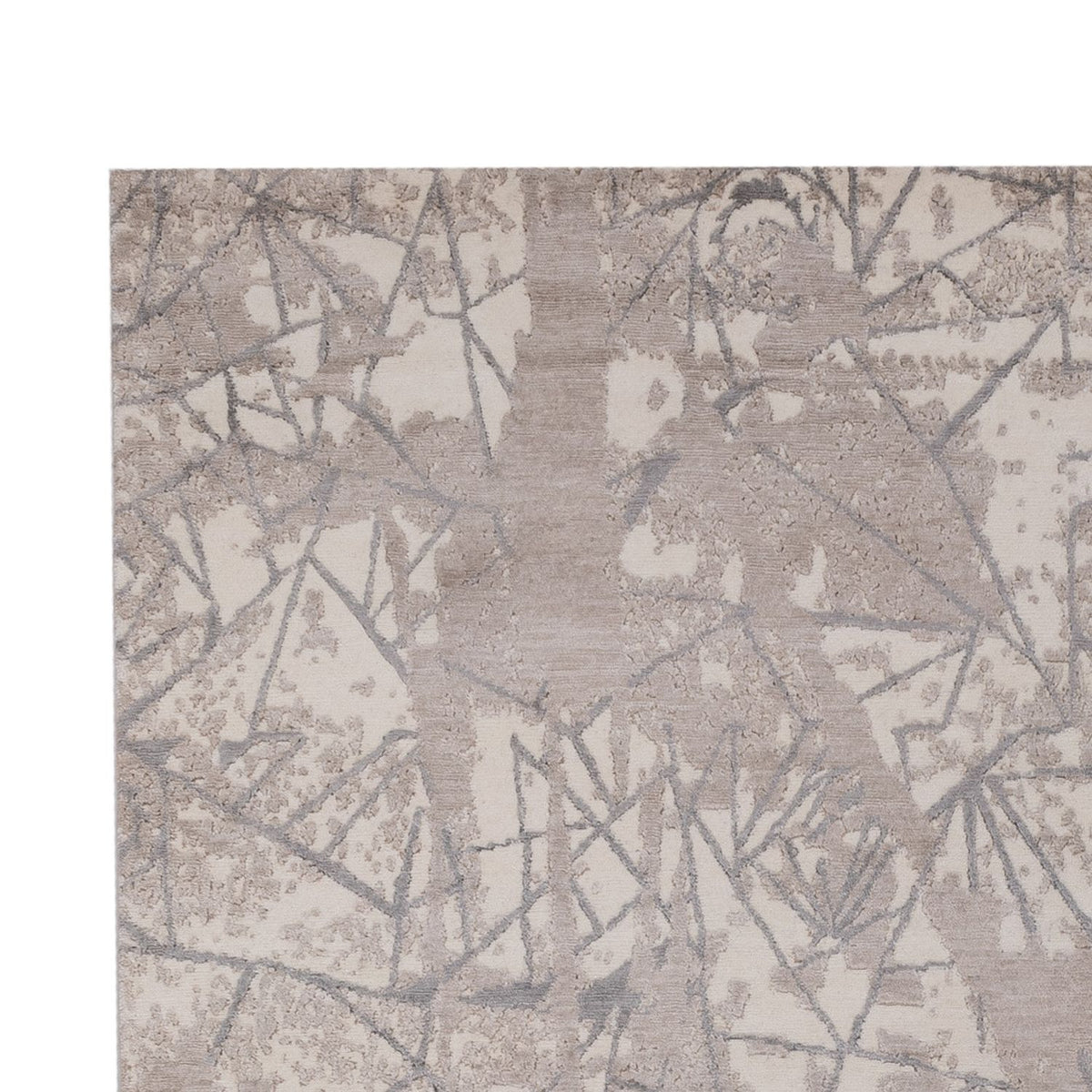 Designer tapijt - 301 x 204 cm - zilver