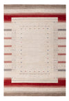 Indo Loribaft Tapijt 202x306cm - Wollen tapijt - Rechthoekig / Crème / 202 x 306 cm Rechthoekig