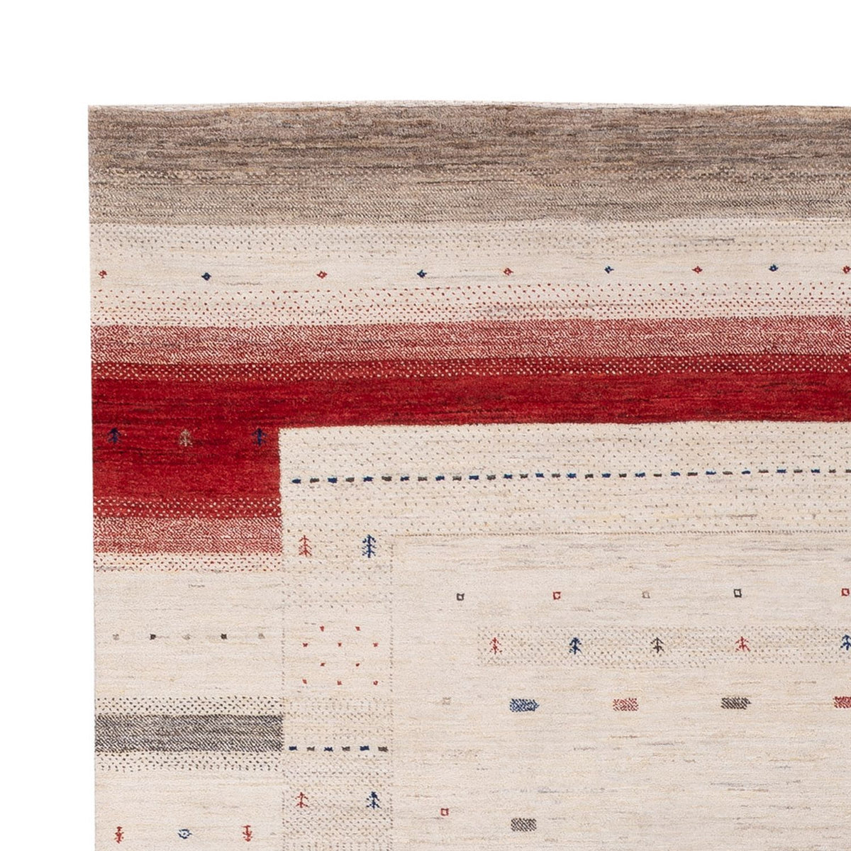 Gabbeh Tapijt - Loribaft Indus - 306 x 202 cm - crème