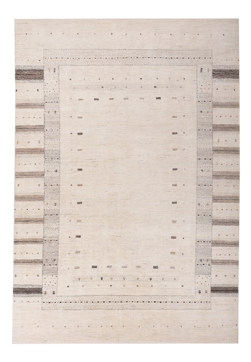 Gabbeh Tapijt - Loribaft Indus - 302 x 202 cm - crème