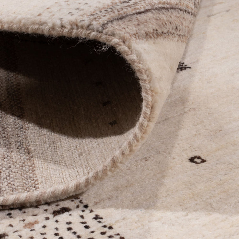 Gabbeh Tapijt - Loribaft Indus - 302 x 202 cm - crème
