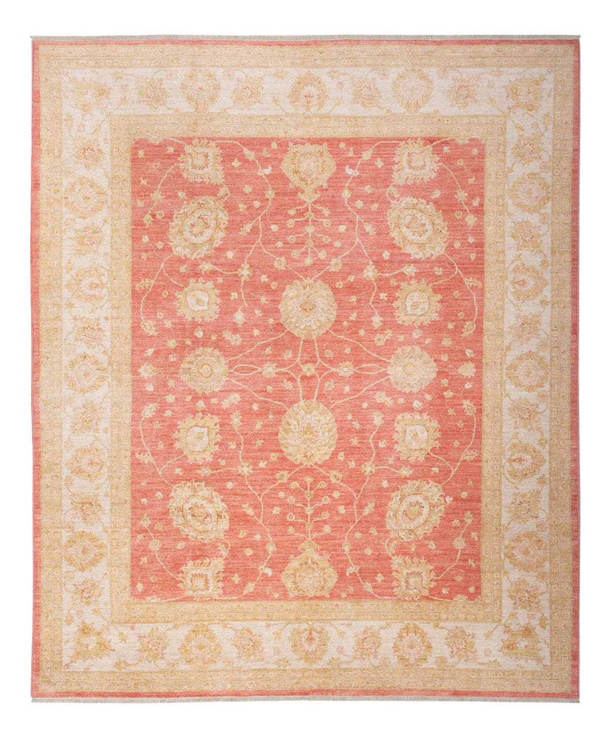 Ziegler tapijt - 296 x 254 cm - licht rood