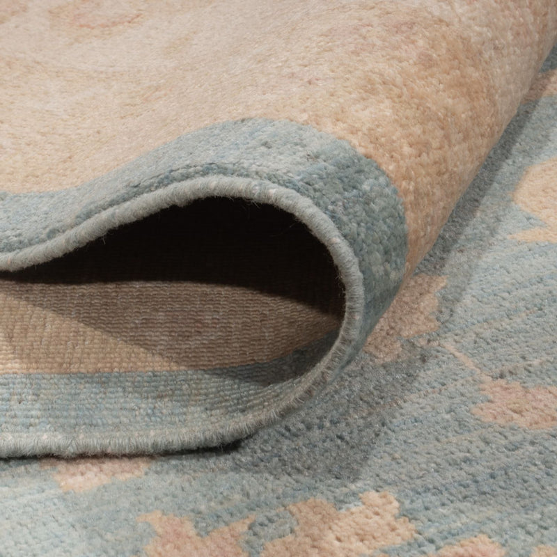 Ziegler tapijt - 300 x 251 cm - lichtblauw