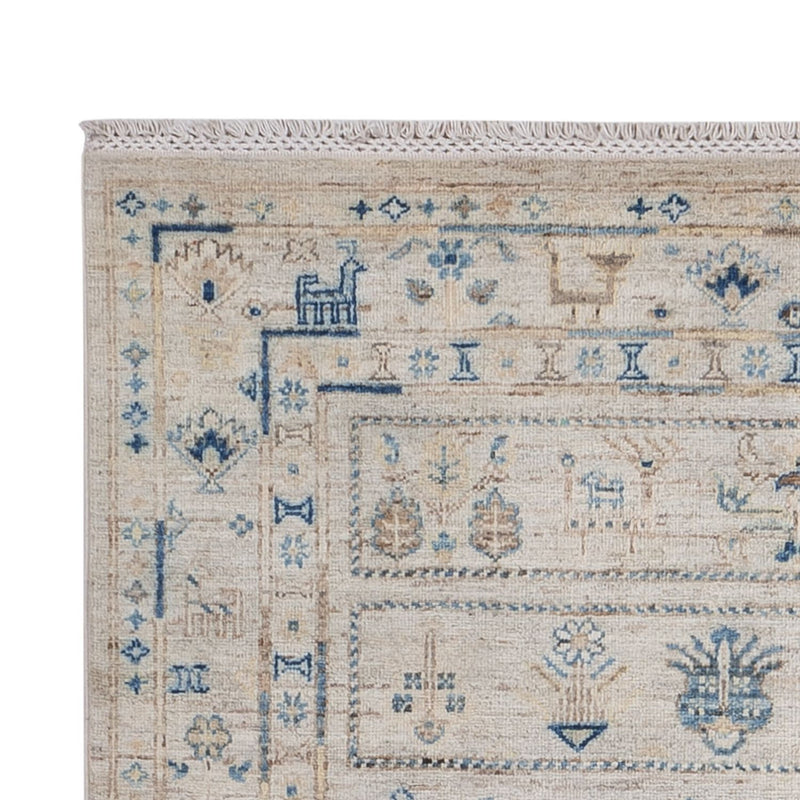 Designer tapijt - 185 x 121 cm - zilver