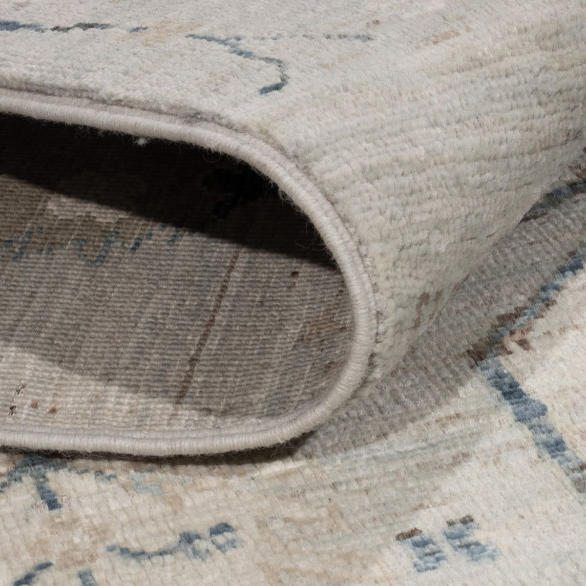 Designer tapijt - 181 x 120 cm - zilver