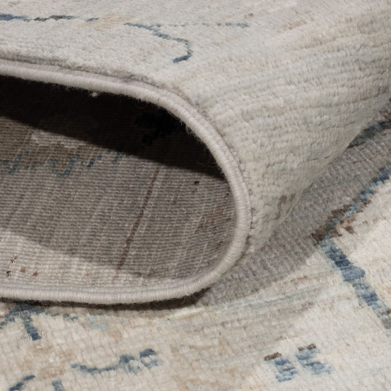 Designer tapijt - 181 x 120 cm - zilver