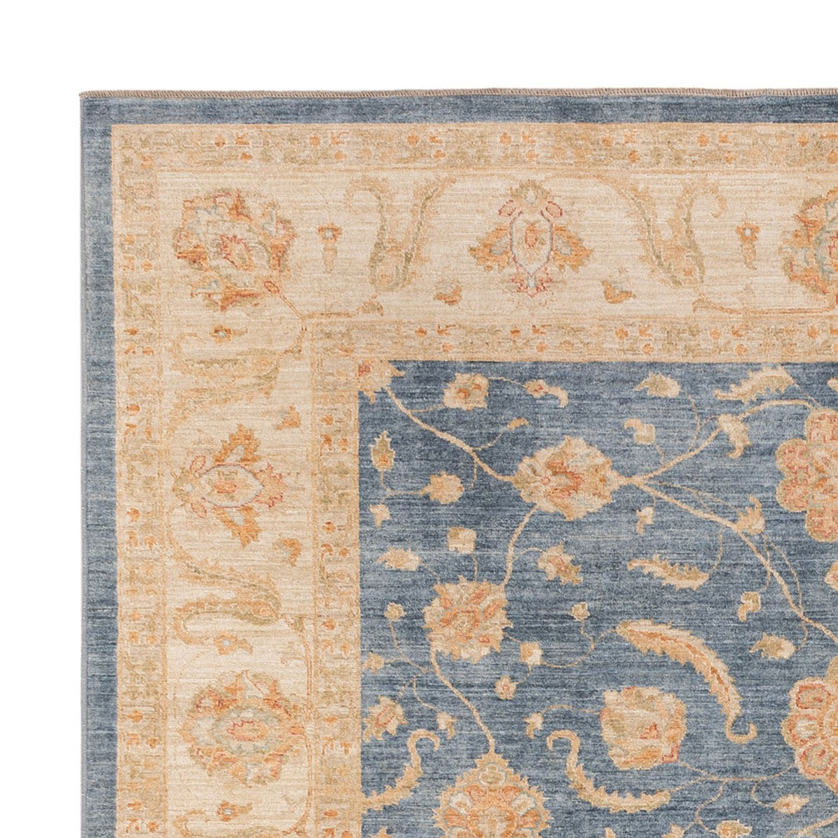 Ziegler tapijt - 296 x 257 cm - blauw