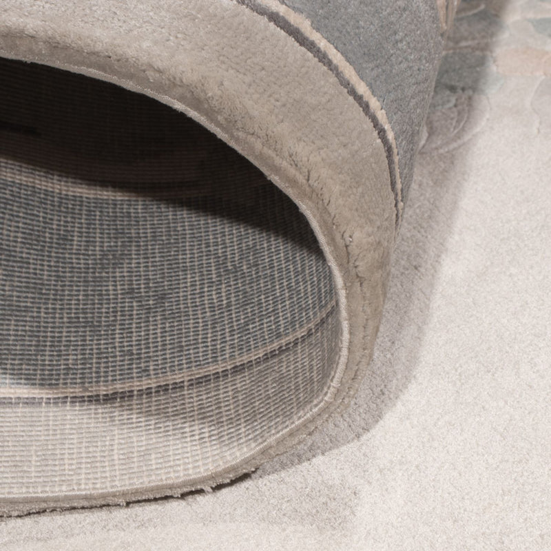 Zijden tapijt - China zijde - 185 x 123 cm - grijs