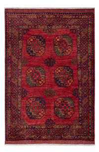 Afghaans tapijt - Kunduz - 222 x 154 cm - rood