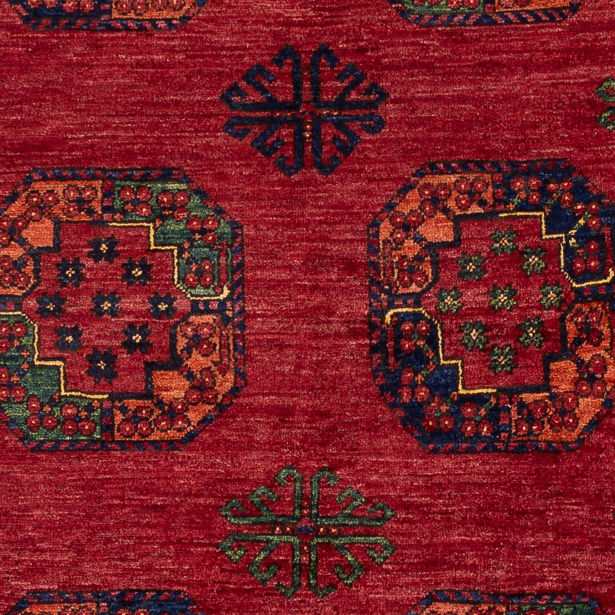 Afghaans tapijt - Kunduz - 222 x 154 cm - rood