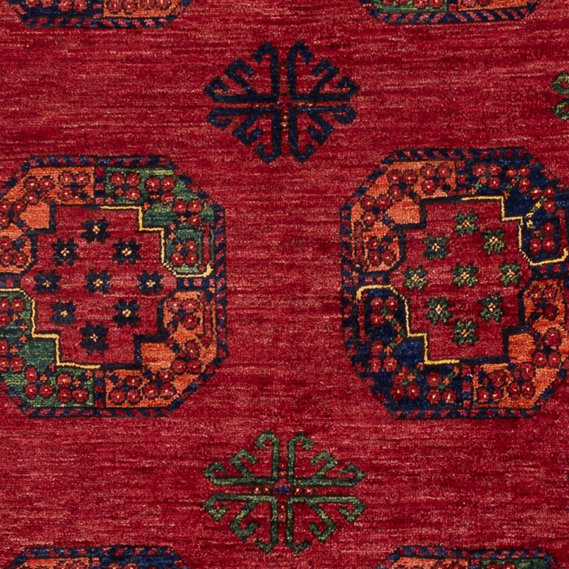 Afghaans tapijt - Kunduz - 222 x 154 cm - rood
