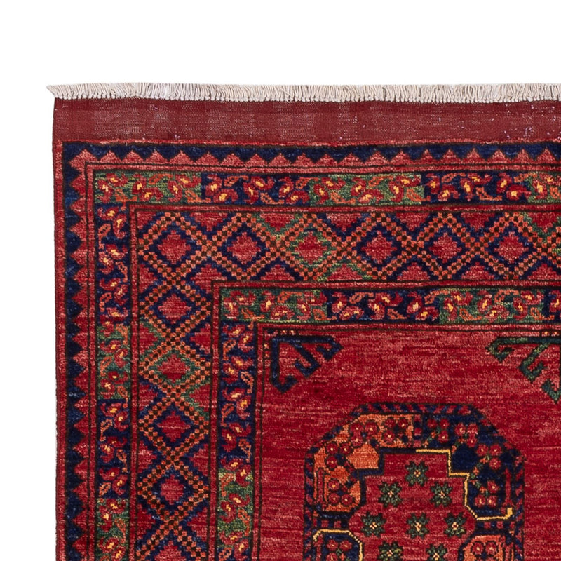 Afghaans tapijt - Kunduz - 222 x 154 cm - rood