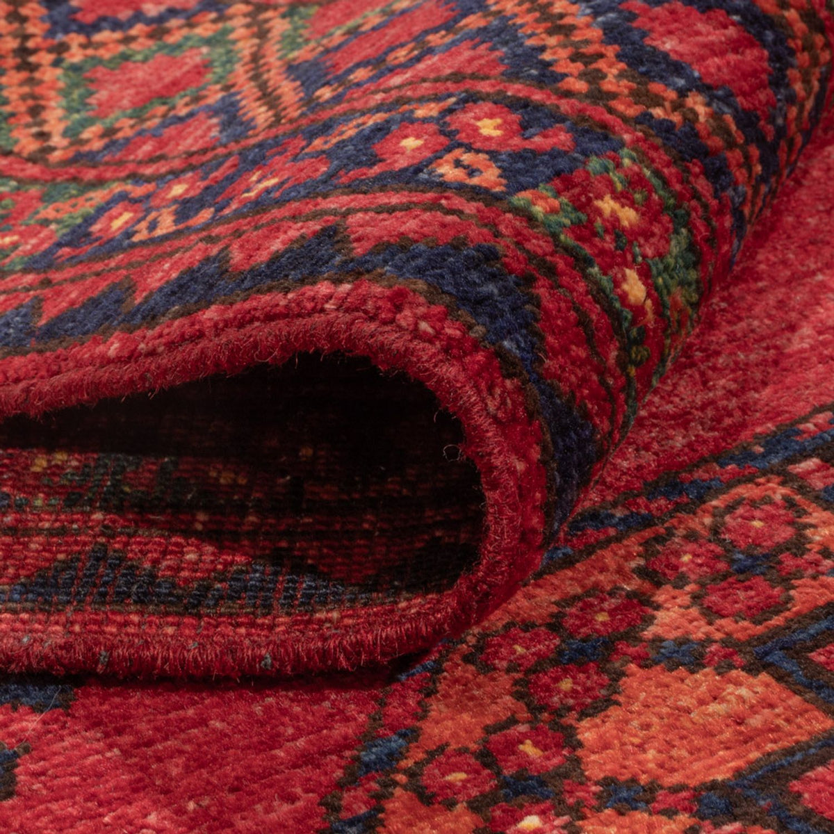Afghaans tapijt - Kunduz - 222 x 154 cm - rood