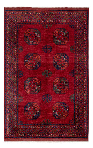 Afghaans tapijt - Kunduz - 253 x 166 cm - rood
