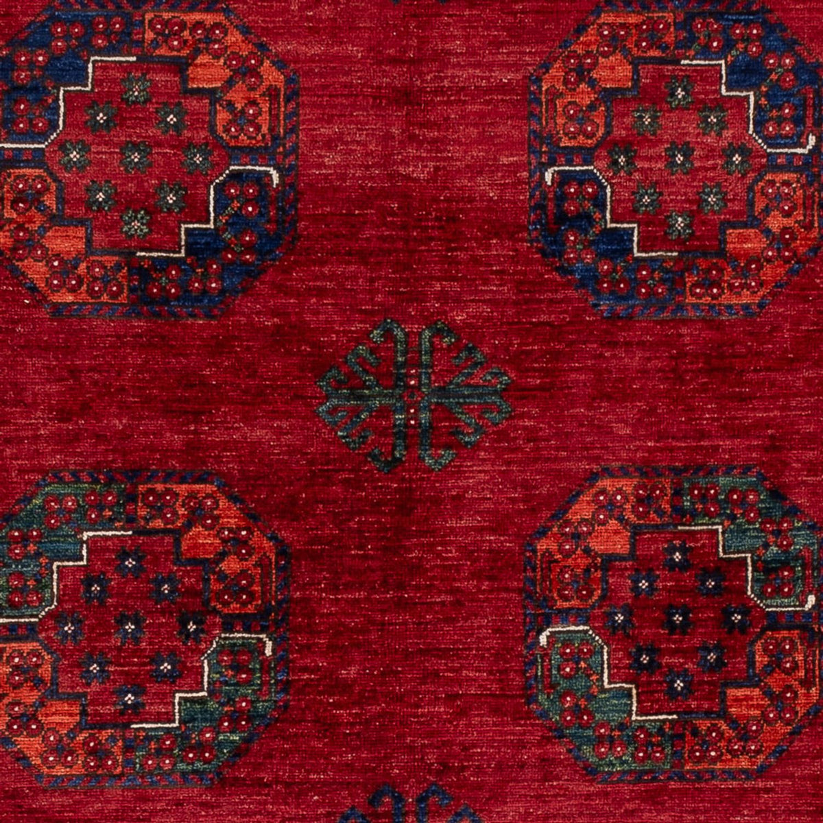 Afghaans tapijt - Kunduz - 253 x 166 cm - rood