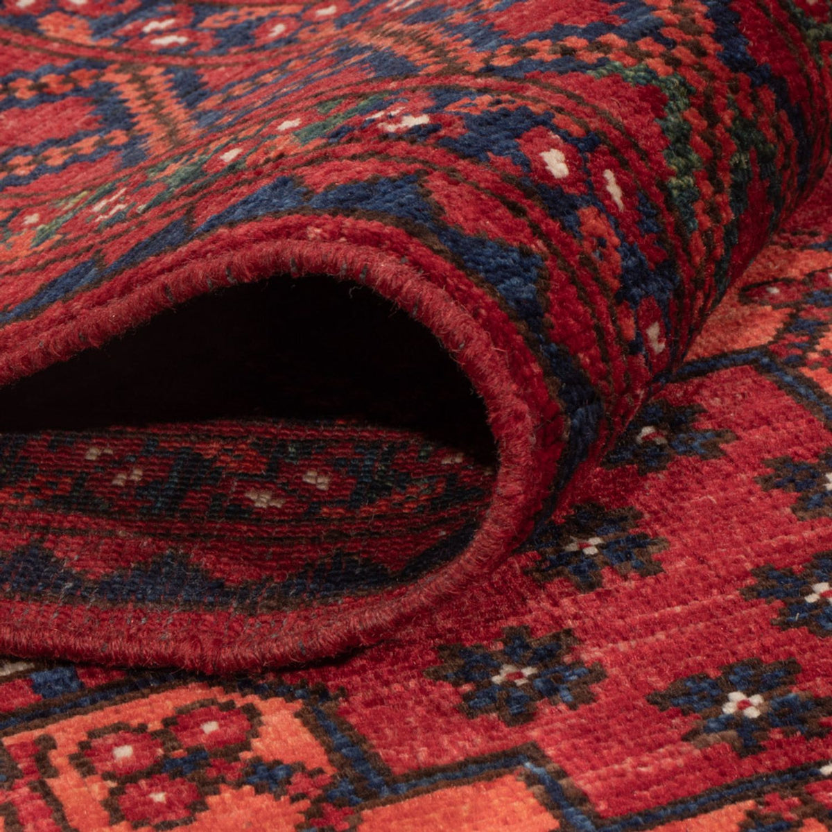 Afghaans tapijt - Kunduz - 253 x 166 cm - rood