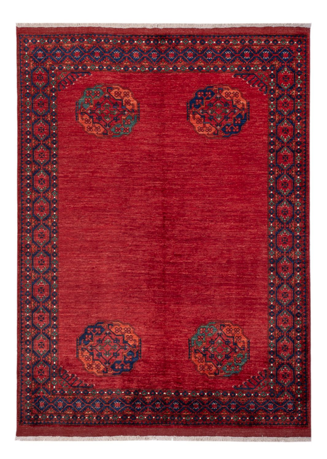 Afghaans tapijt - Kunduz - 238 x 176 cm - rood