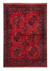 Afghaans tapijt - Kunduz - 234 x 172 cm - rood