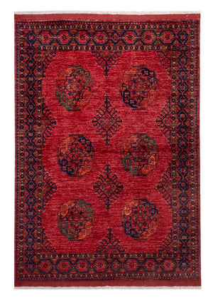 Afghaans tapijt - Kunduz - 234 x 172 cm - rood