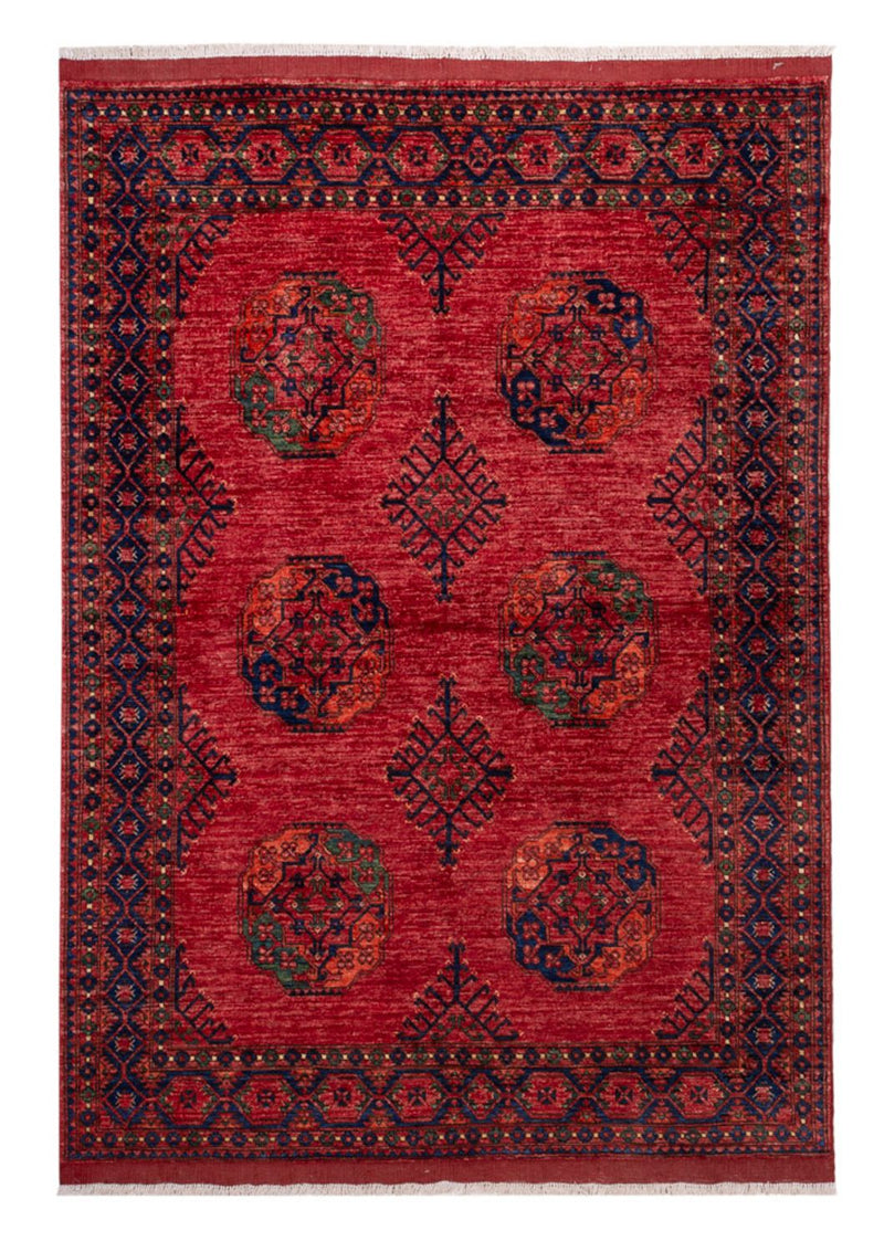 Afghaans tapijt - Kunduz - 234 x 172 cm - rood