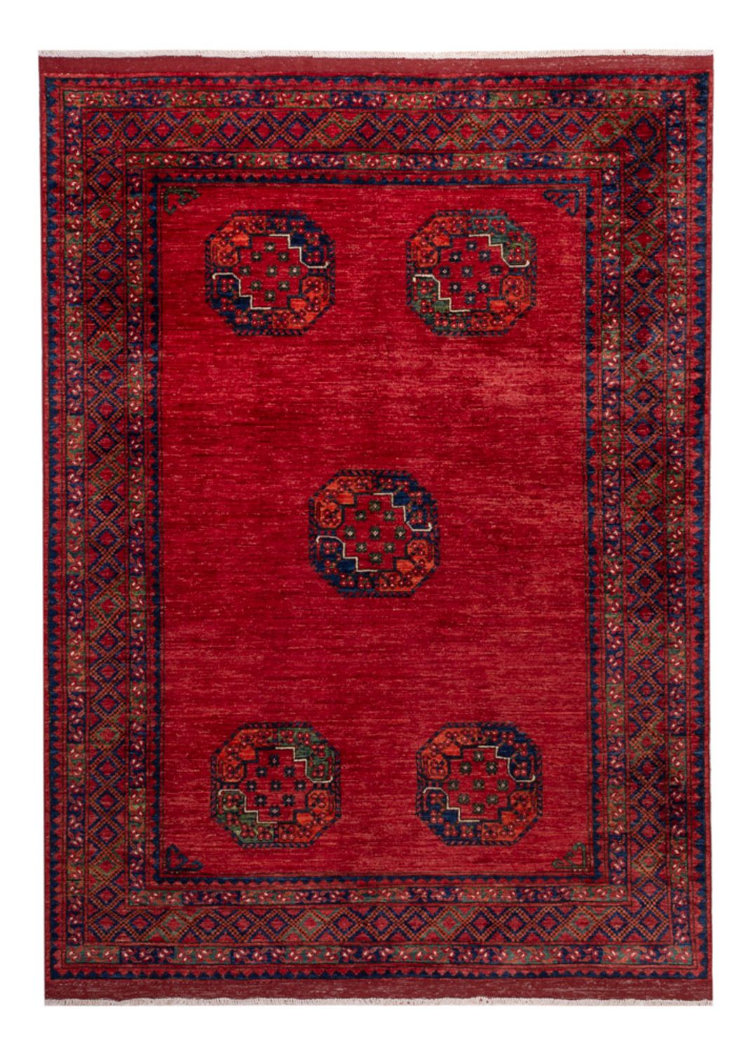 Afghaans tapijt - Kunduz - 236 x 172 cm - rood