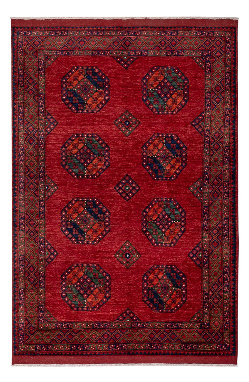 Afghaans tapijt - Kunduz - 256 x 176 cm - rood