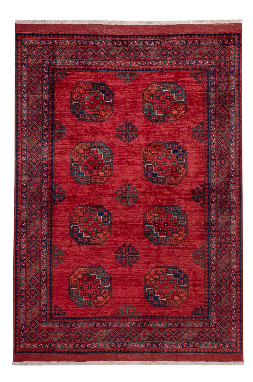 Afghaans tapijt - Kunduz - 235 x 173 cm - rood