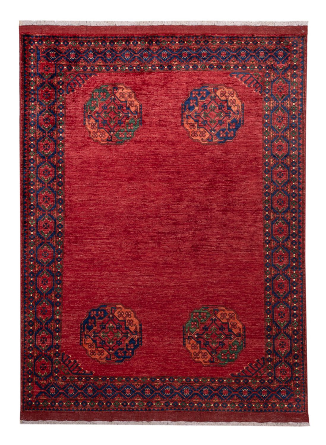 Afghaans tapijt - Kunduz - 239 x 177 cm - rood