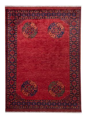 Afghaans tapijt - Kunduz - 239 x 177 cm - rood