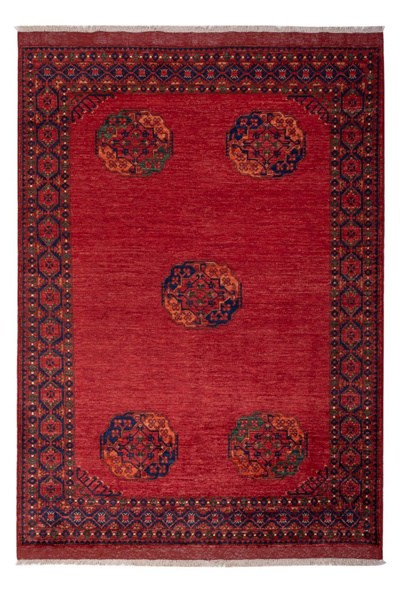 Afghaans tapijt - Kunduz - 241 x 177 cm - rood