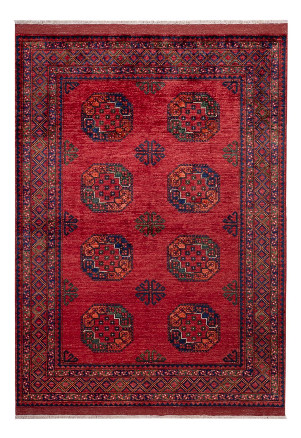 Afghaans tapijt - Kunduz - 243 x 177 cm - rood