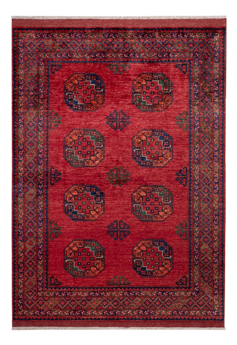 Afghaans tapijt - Kunduz - 243 x 177 cm - rood