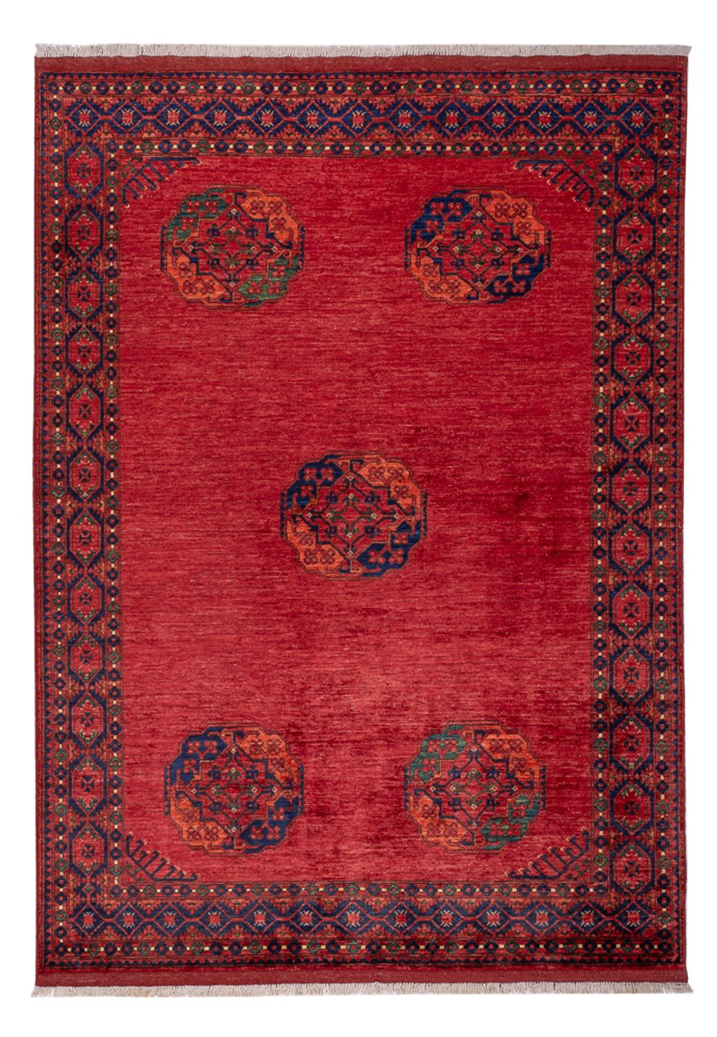 Afghaans tapijt - Kunduz - 243 x 175 cm - rood