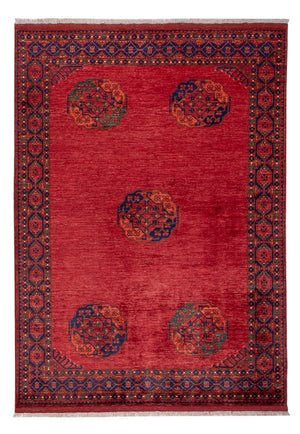 Afghaans tapijt - Kunduz - 243 x 175 cm - rood