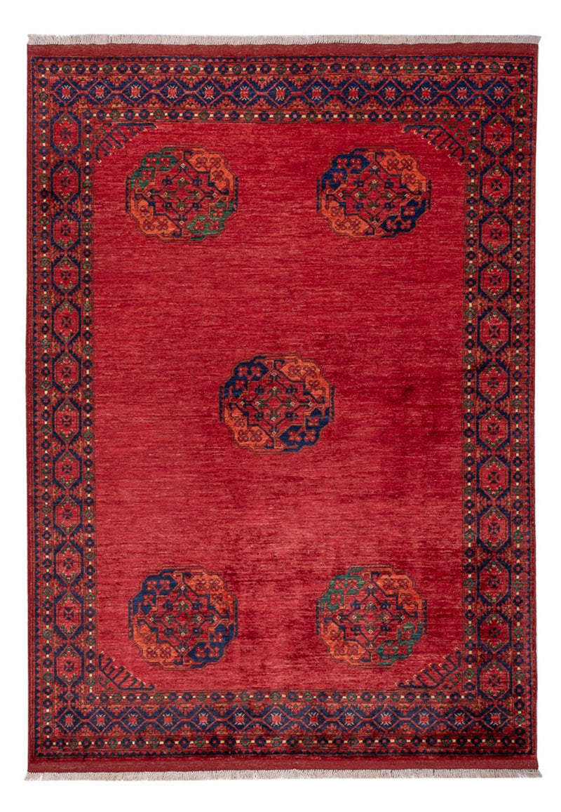 Afghaans tapijt - Kunduz - 243 x 175 cm - rood