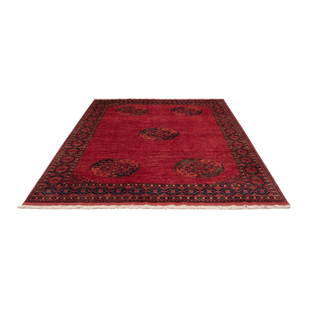 Afghaans tapijt - Kunduz - 243 x 175 cm - rood