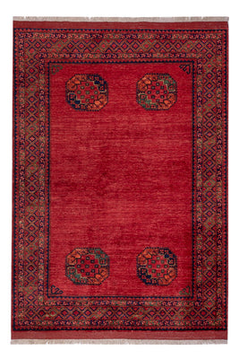 Afghaans tapijt - Kunduz - 241 x 175 cm - rood