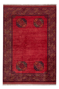 Afghaans tapijt - Kunduz - 241 x 175 cm - rood