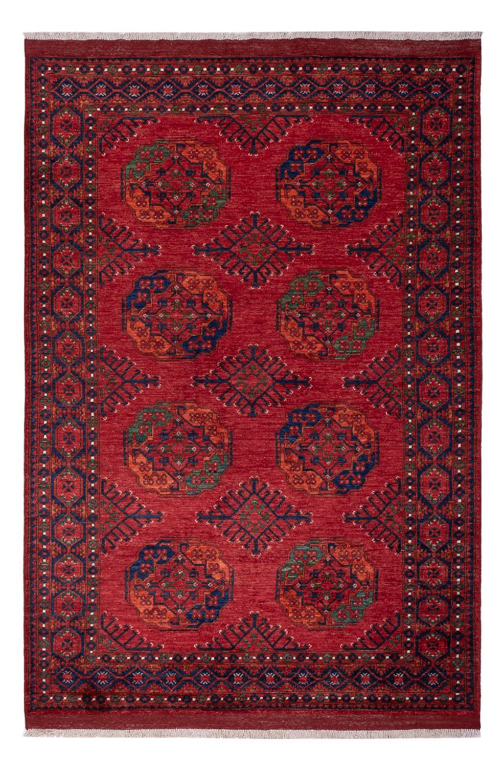 Afghaans tapijt - Kunduz - 239 x 165 cm - rood