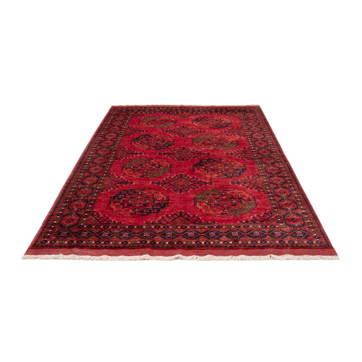 Afghaans tapijt - Kunduz - 239 x 165 cm - rood